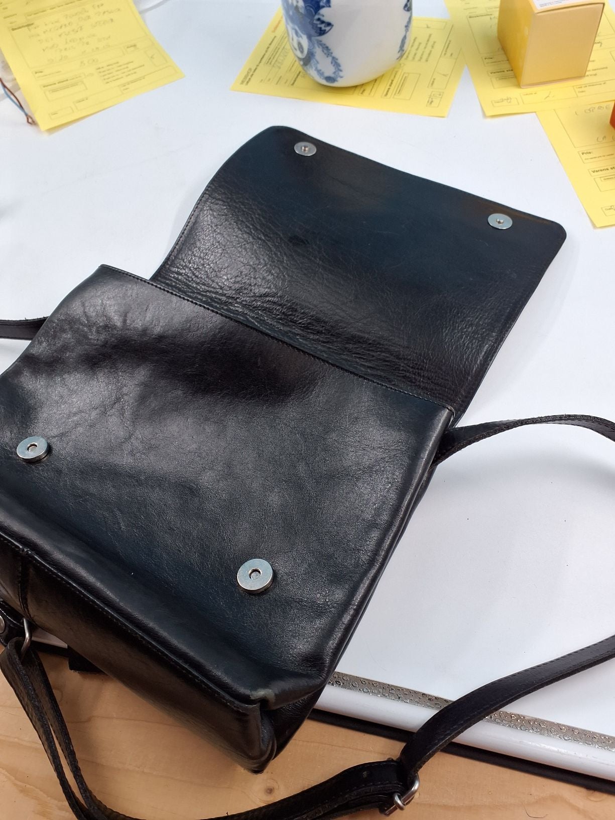 The Genuine Leather lædertaske